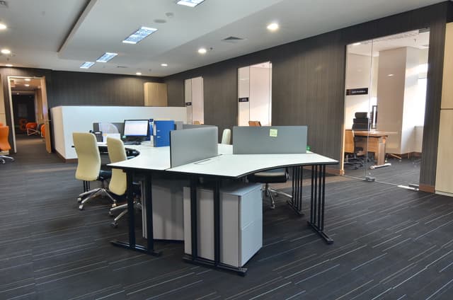 Jakarta eye center office cubicles