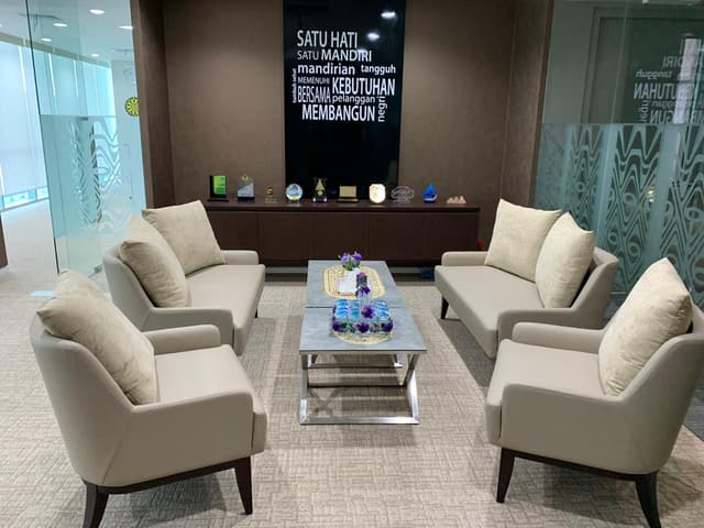 Mandiri Jayapura waiting lounge