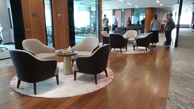Pwc lounge area